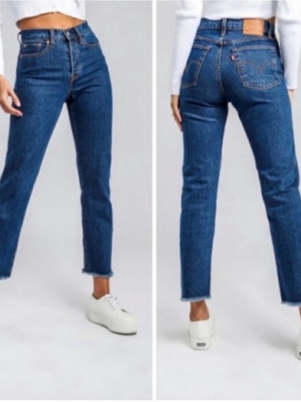 Levi’s Wedgie Straight Classic High-Rise Blue Denim Jeans - Women's